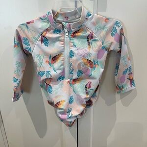 Lila and jack 18m Kids Swim Rash Guard with Colorful Print